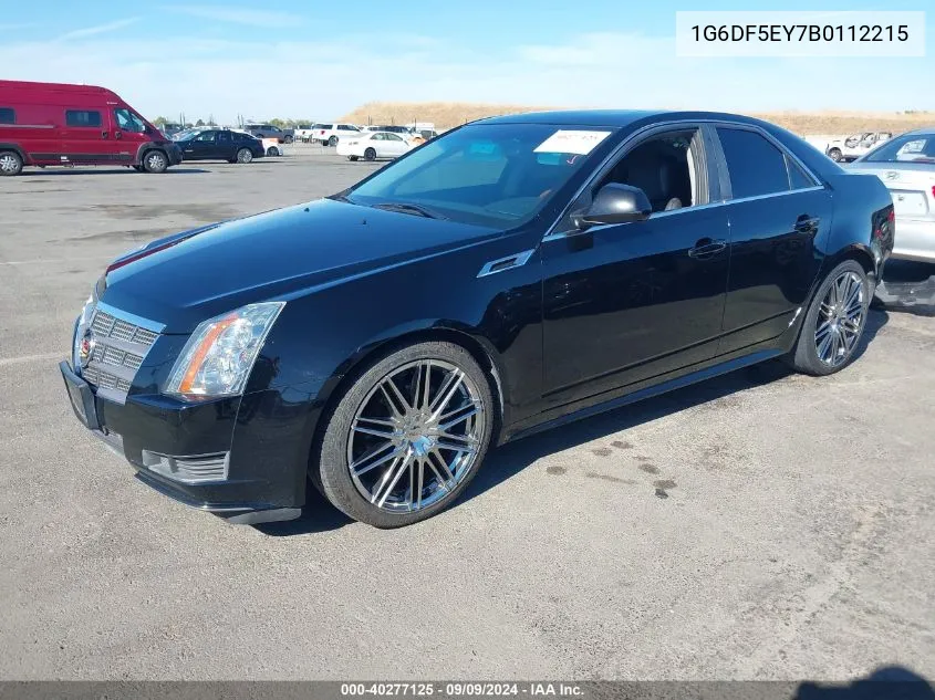 2011 Cadillac Cts Luxury VIN: 1G6DF5EY7B0112215 Lot: 40277125