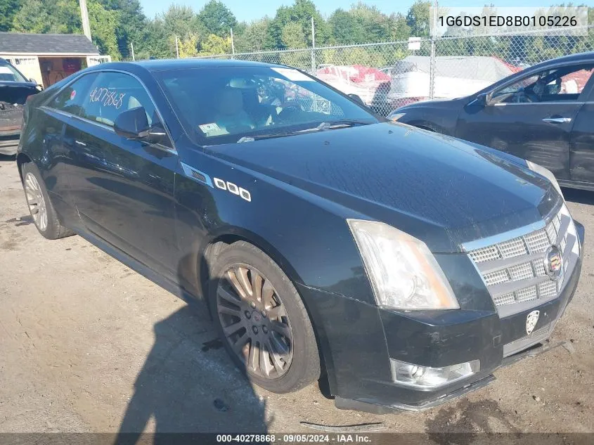 2011 Cadillac Cts Premium Collection VIN: 1G6DS1ED8B0105226 Lot: 40278868