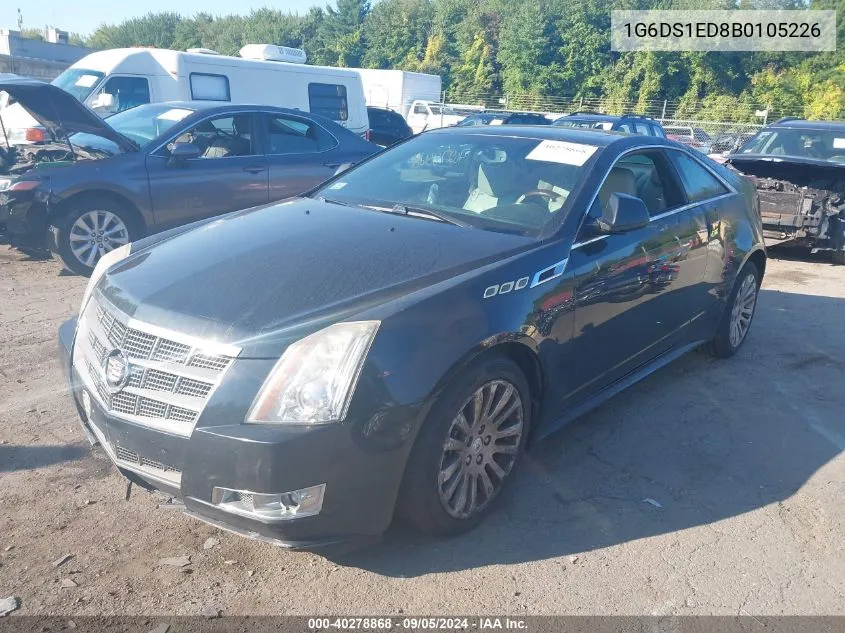 1G6DS1ED8B0105226 2011 Cadillac Cts Premium Collection