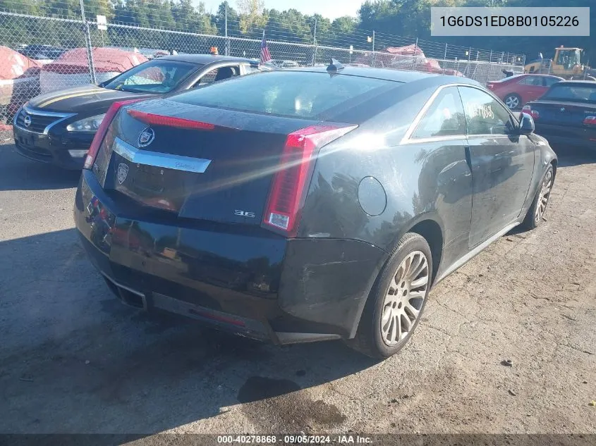 1G6DS1ED8B0105226 2011 Cadillac Cts Premium Collection