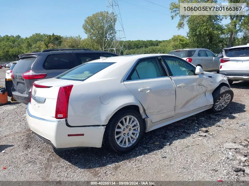 2011 Cadillac Cts Luxury VIN: 1G6DG5EY7B0166367 Lot: 40285134