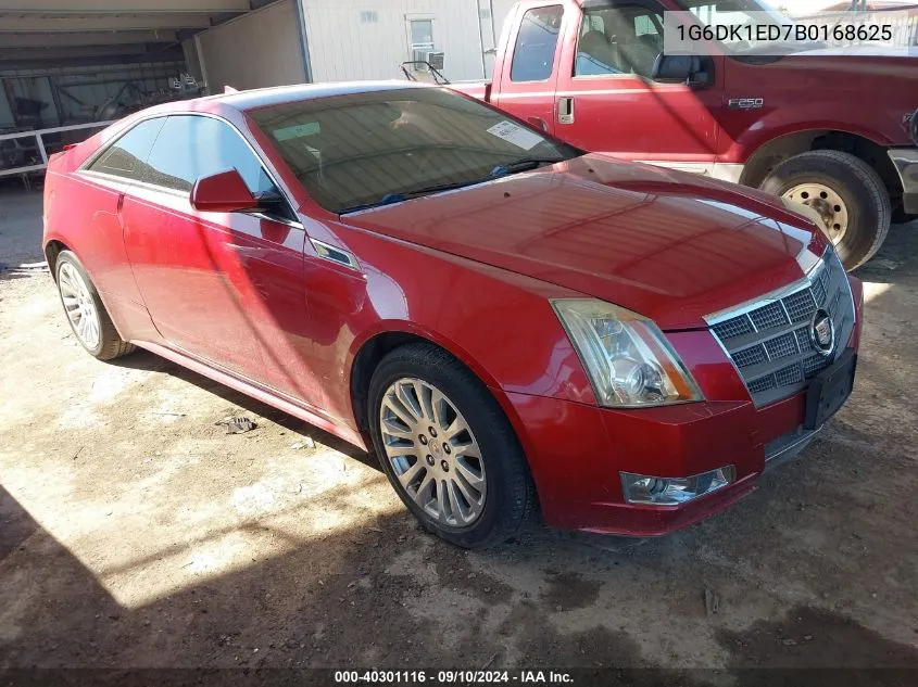 2011 Cadillac Cts Performance Collection VIN: 1G6DK1ED7B0168625 Lot: 40301116