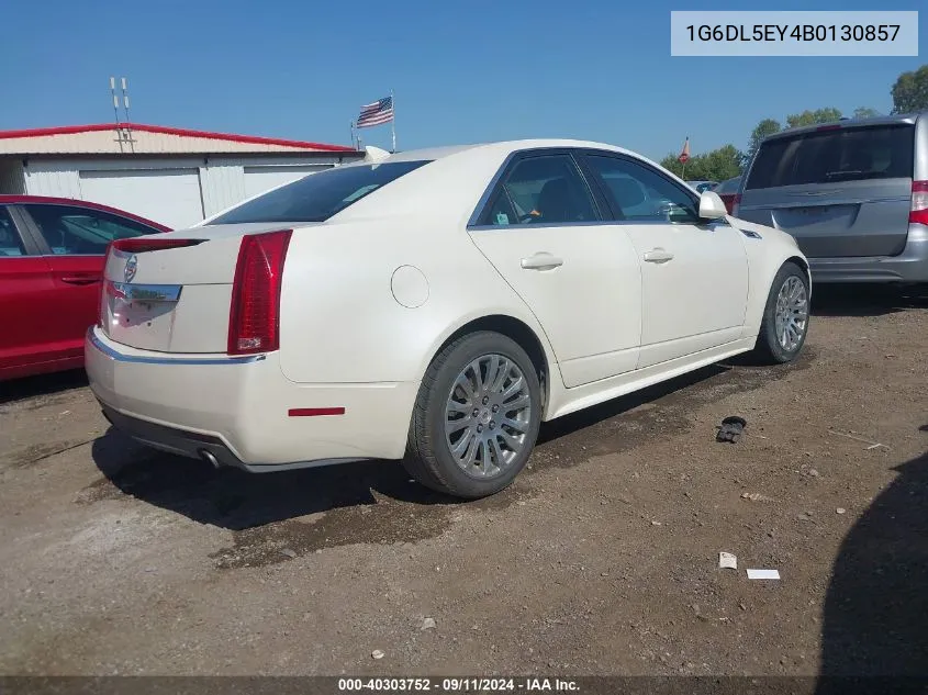 2011 Cadillac Cts Performance VIN: 1G6DL5EY4B0130857 Lot: 40303752