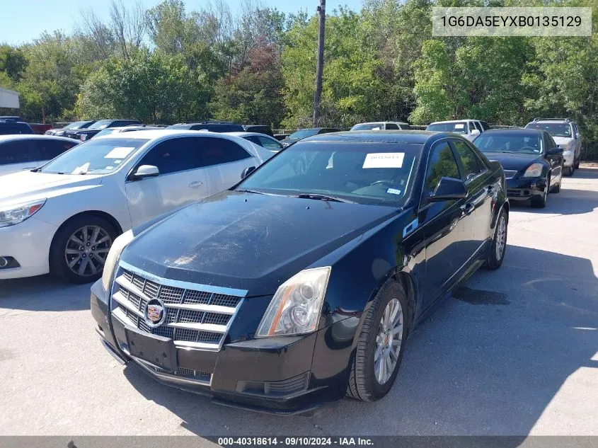 2011 Cadillac Cts Standard VIN: 1G6DA5EYXB0135129 Lot: 40850839