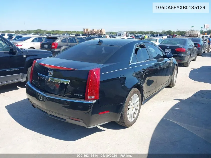 2011 Cadillac Cts Standard VIN: 1G6DA5EYXB0135129 Lot: 40850839