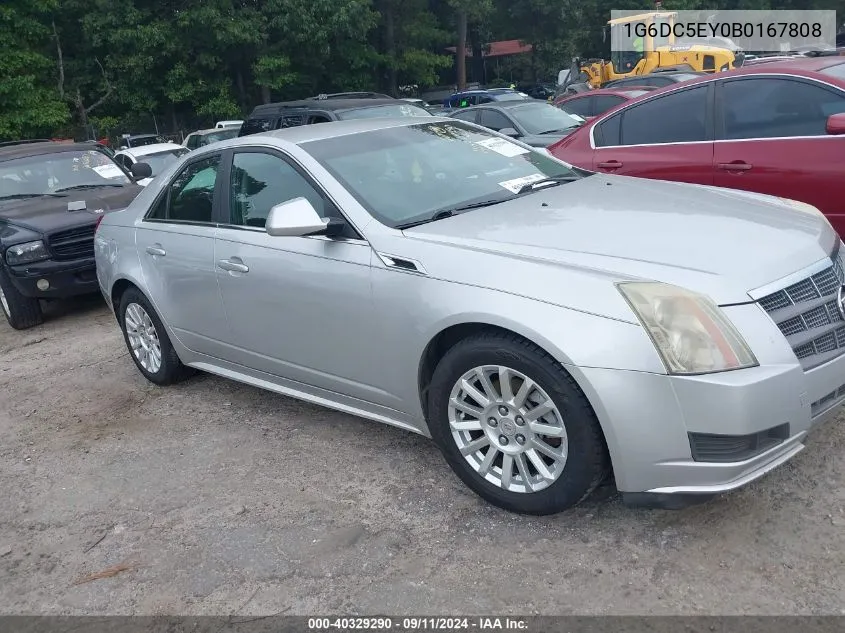 2011 Cadillac Cts Standard VIN: 1G6DC5EY0B0167808 Lot: 40329290