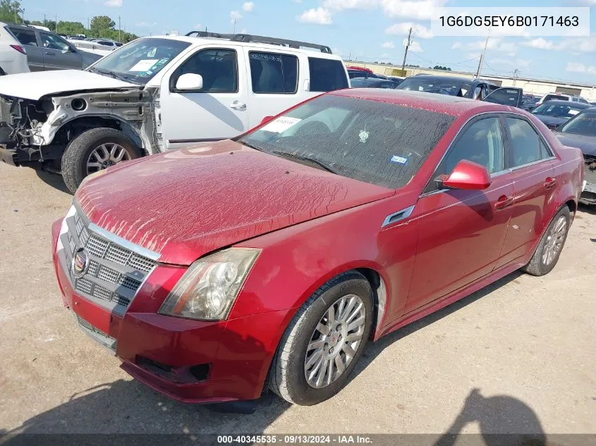 1G6DG5EY6B0171463 2011 Cadillac Cts Sedan Luxury