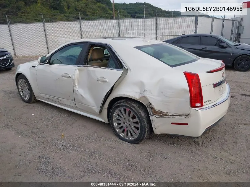 1G6DL5EY2B0146958 2011 Cadillac Cts Performance Collection