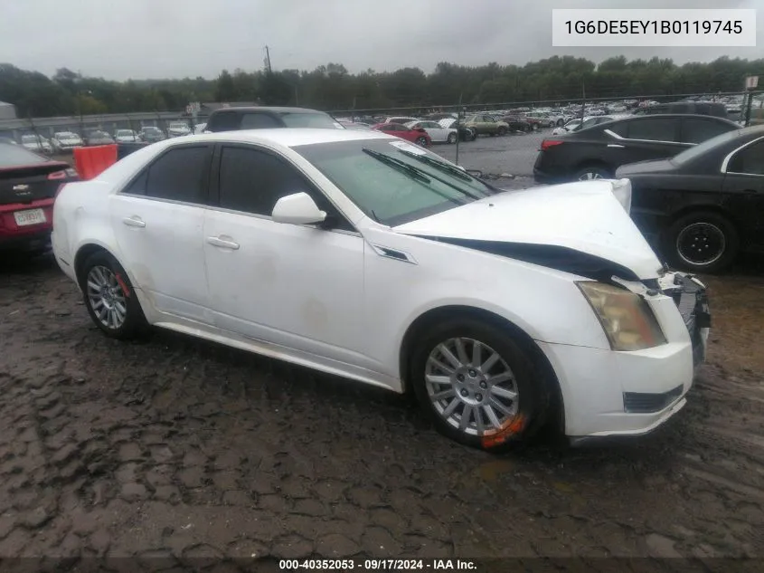 1G6DE5EY1B0119745 2011 Cadillac Cts Luxury