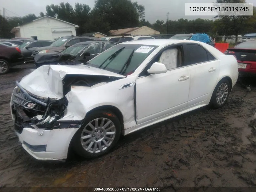 1G6DE5EY1B0119745 2011 Cadillac Cts Luxury