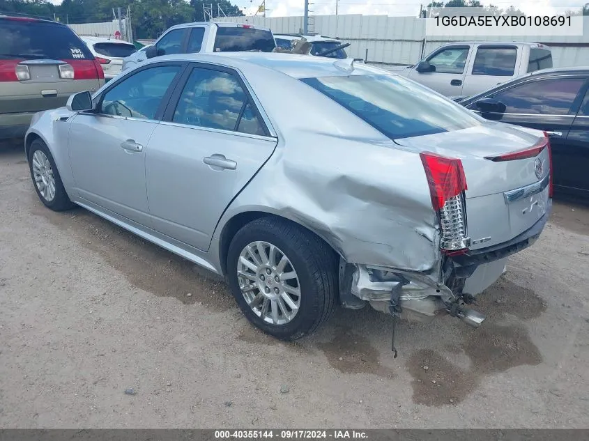 2011 Cadillac Cts Standard VIN: 1G6DA5EYXB0108691 Lot: 40355144