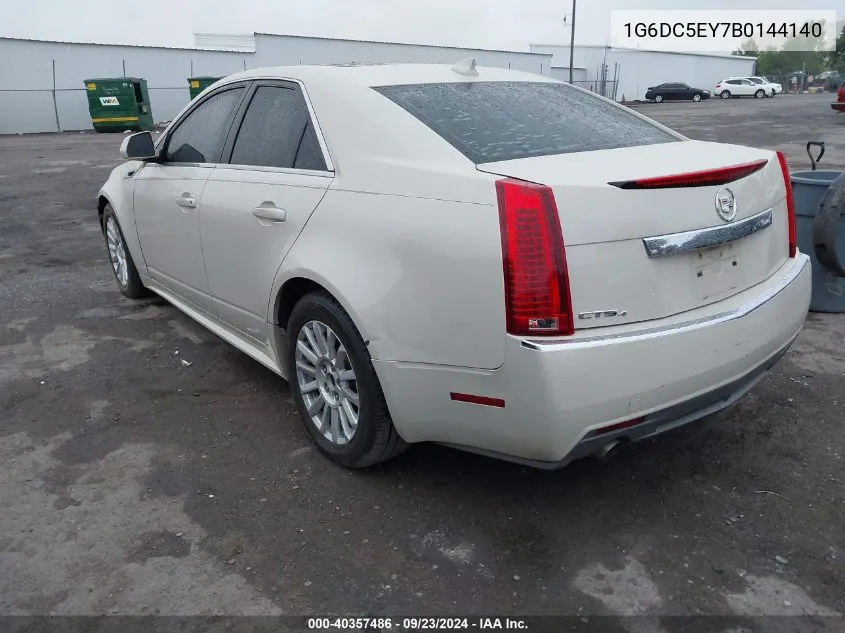 2011 Cadillac Cts Standard VIN: 1G6DC5EY7B0144140 Lot: 40357486