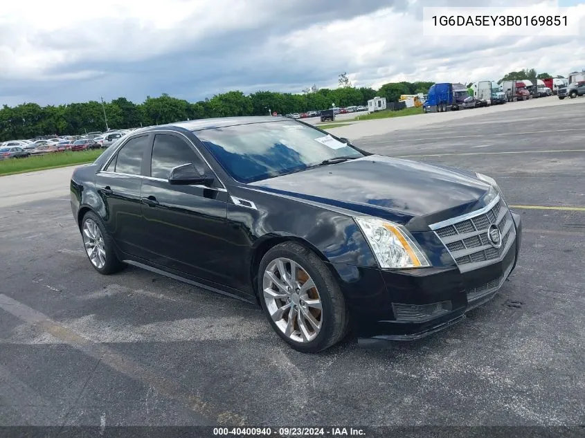 2011 Cadillac Cts Standard VIN: 1G6DA5EY3B0169851 Lot: 40400940