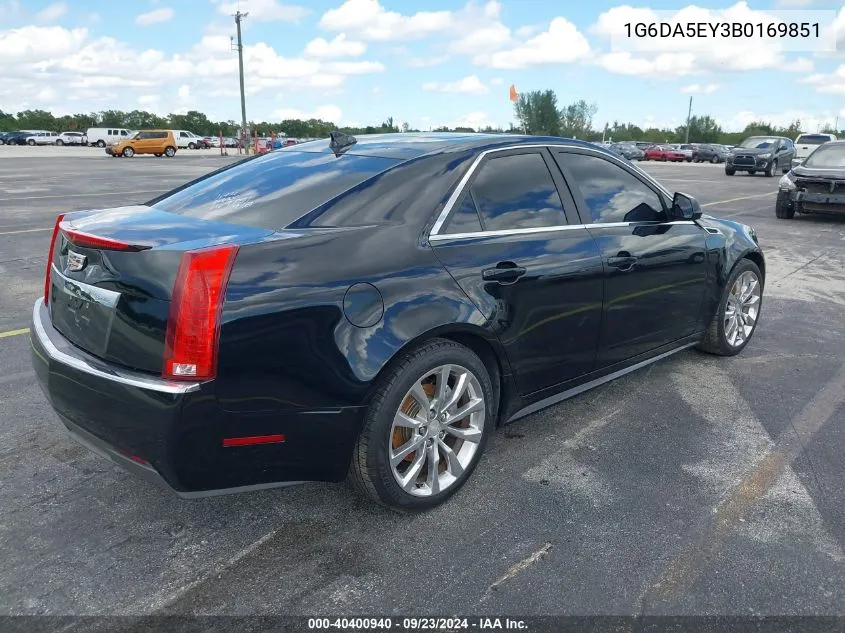 2011 Cadillac Cts Standard VIN: 1G6DA5EY3B0169851 Lot: 40400940