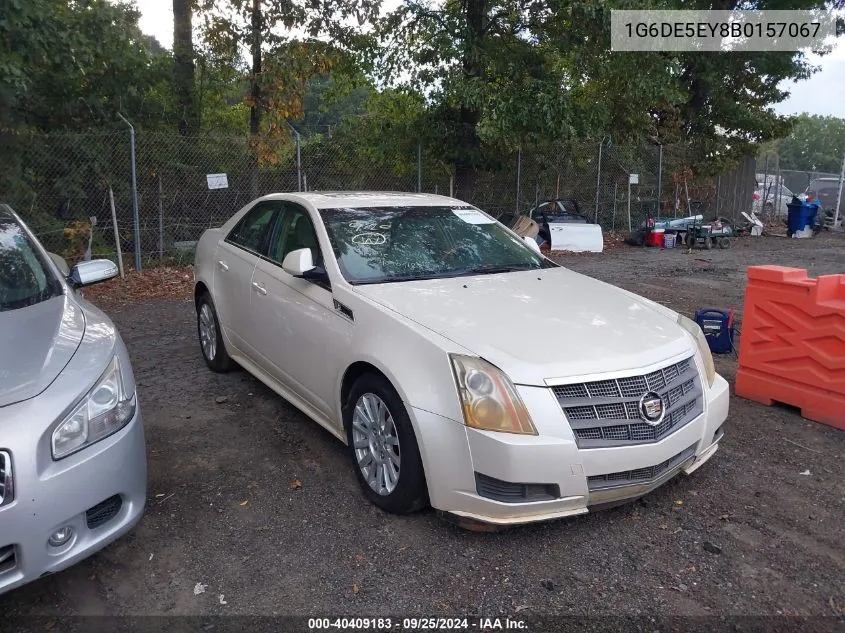 1G6DE5EY8B0157067 2011 Cadillac Cts Luxury