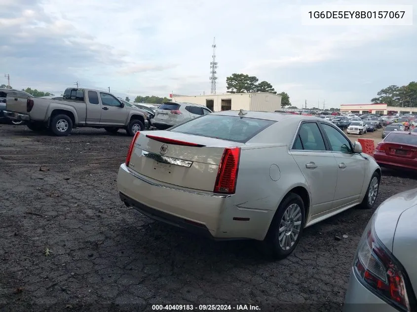 1G6DE5EY8B0157067 2011 Cadillac Cts Luxury