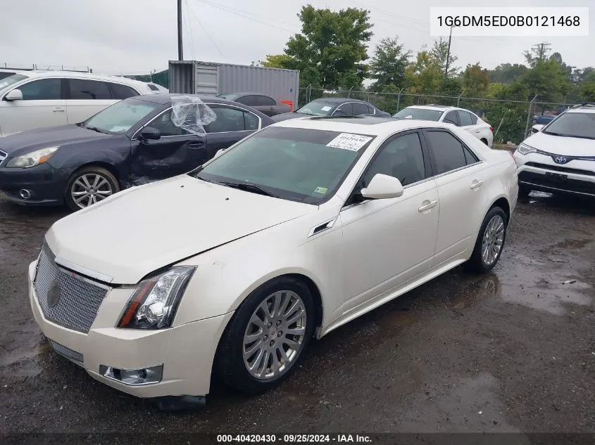 2011 Cadillac Cts Standard VIN: 1G6DM5ED0B0121468 Lot: 40420430