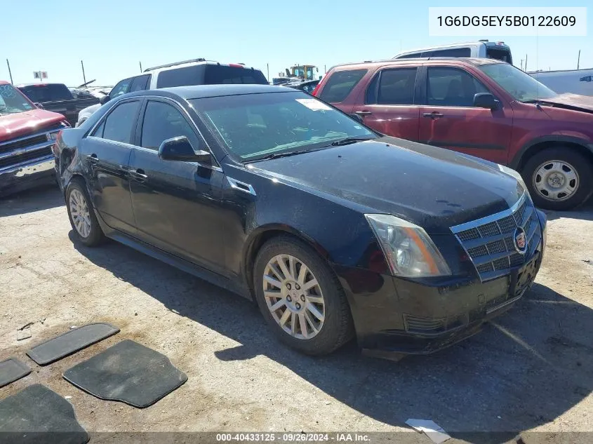 2011 Cadillac Cts Luxury Collection VIN: 1G6DG5EY5B0122609 Lot: 40433125