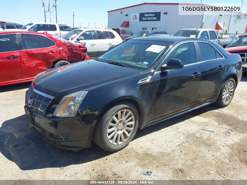 2011 Cadillac Cts Luxury Collection VIN: 1G6DG5EY5B0122609 Lot: 40433125