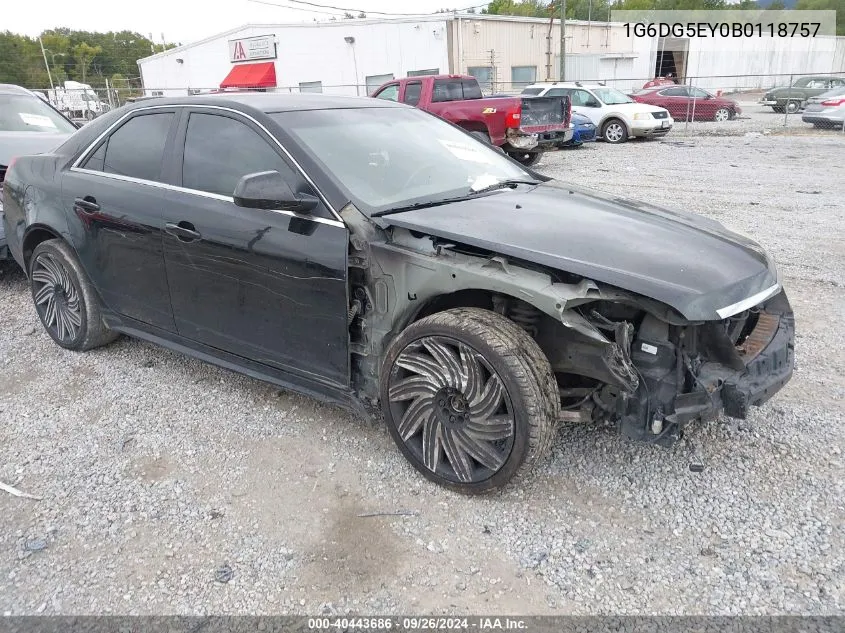 1G6DG5EY0B0118757 2011 Cadillac Cts Luxury