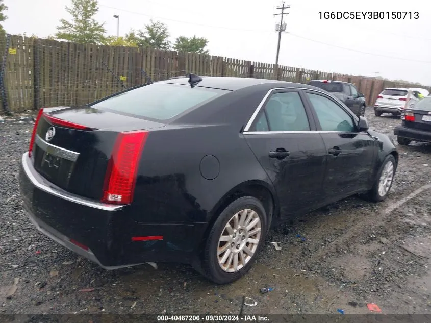 2011 Cadillac Cts VIN: 1G6DC5EY3B0150713 Lot: 40467206