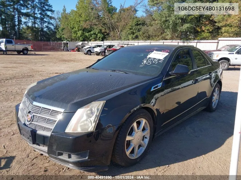 2011 Cadillac Cts Standard VIN: 1G6DC5EY4B0131698 Lot: 40491890