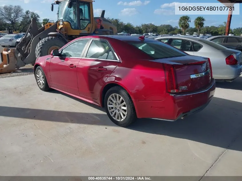 2011 Cadillac Cts Luxury VIN: 1G6DG5EY4B0107731 Lot: 40535744