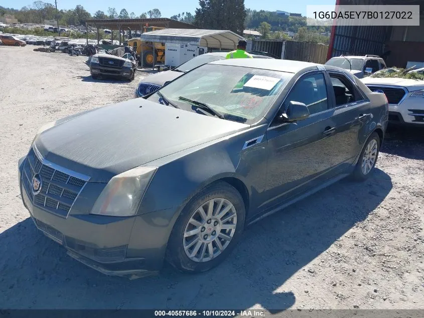 2011 Cadillac Cts Standard VIN: 1G6DA5EY7B0127022 Lot: 40557686