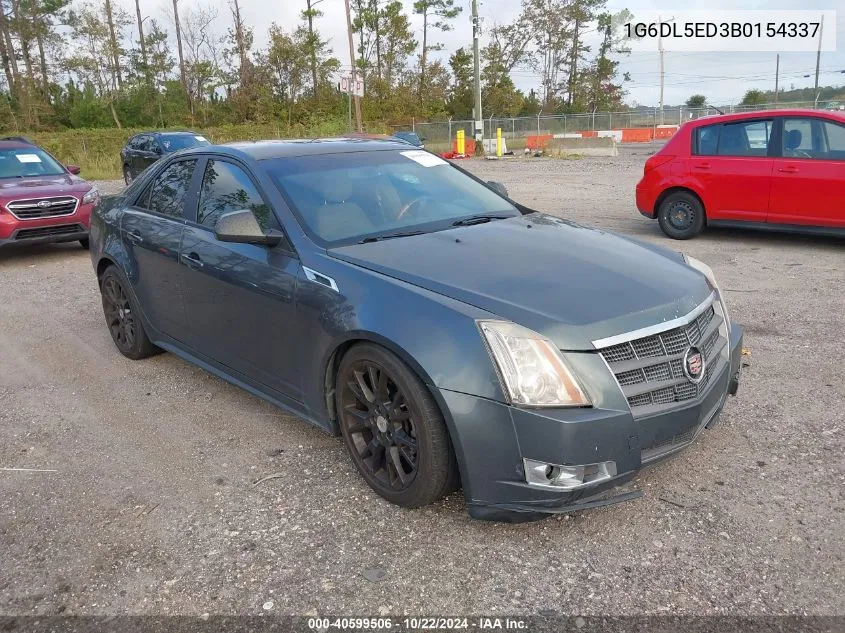 2011 Cadillac Cts Standard VIN: 1G6DL5ED3B0154337 Lot: 40599506