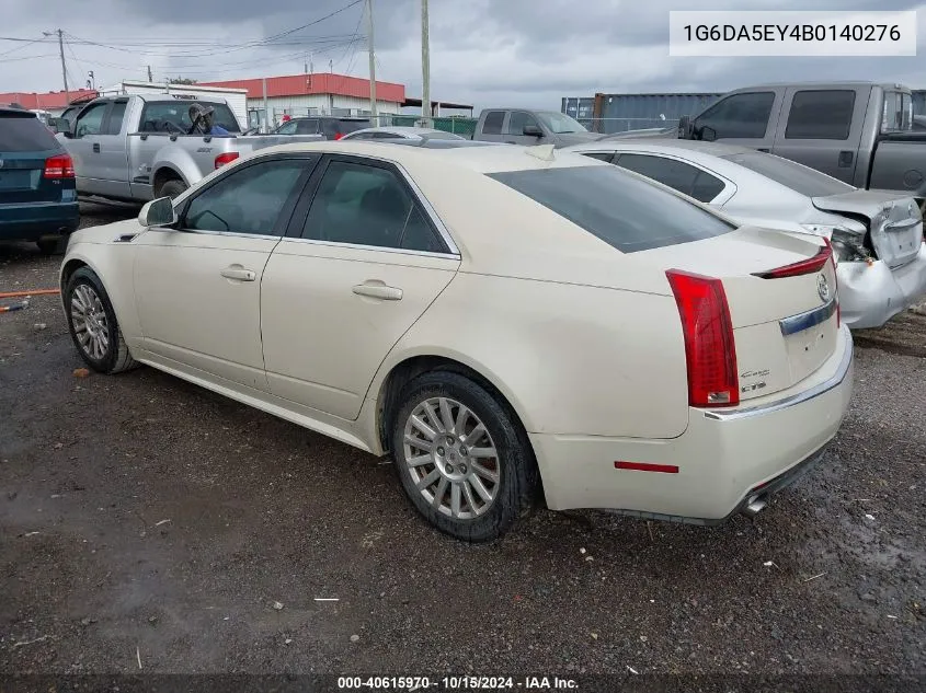 2011 Cadillac Cts Standard VIN: 1G6DA5EY4B0140276 Lot: 40615970