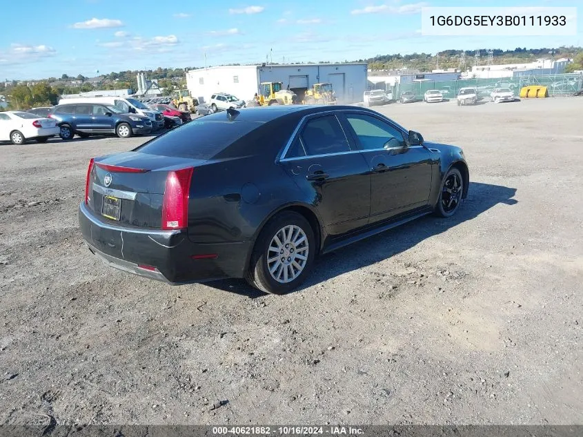 2011 Cadillac Cts Luxury VIN: 1G6DG5EY3B0111933 Lot: 40621882