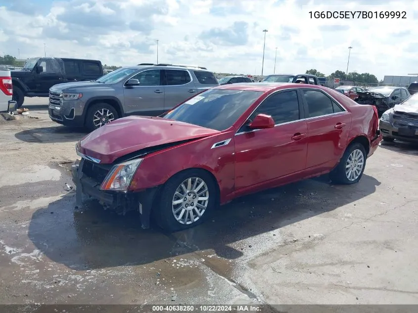 2011 Cadillac Cts Standard VIN: 1G6DC5EY7B0169992 Lot: 40638250