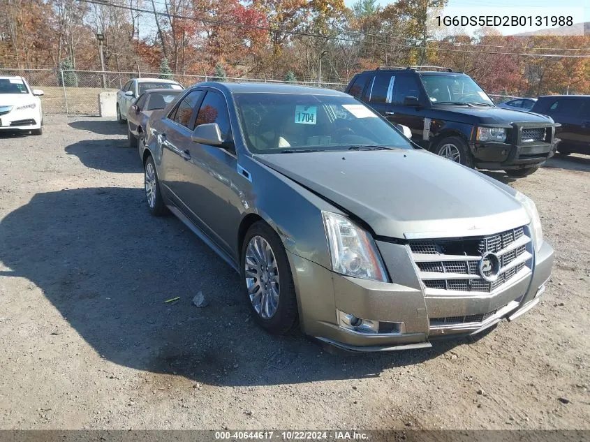 2011 Cadillac Cts Premium VIN: 1G6DS5ED2B0131988 Lot: 40644617