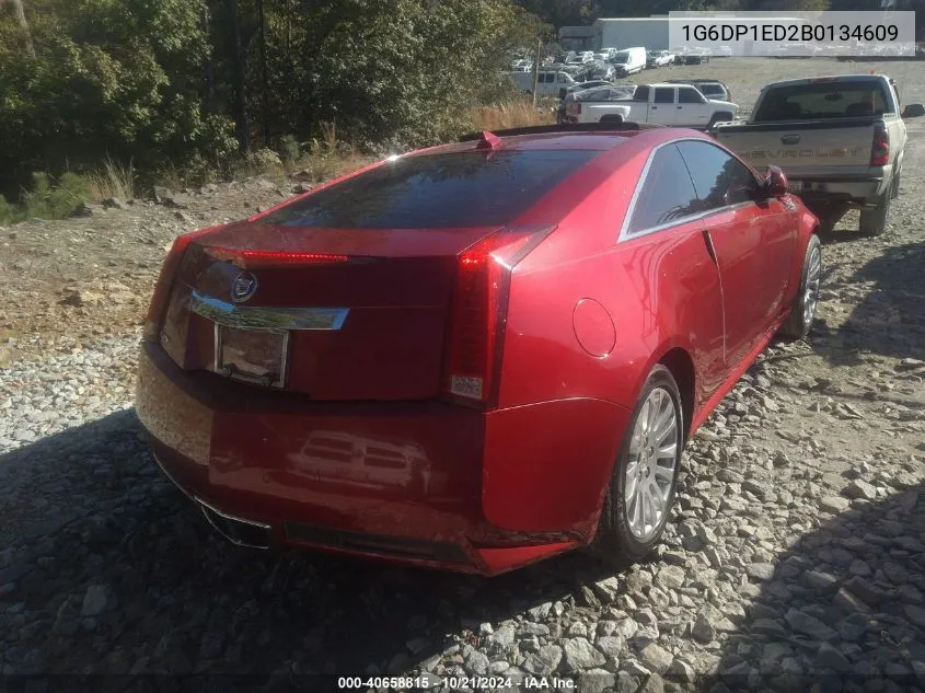 2011 Cadillac Cts Premium VIN: 1G6DP1ED2B0134609 Lot: 40658815