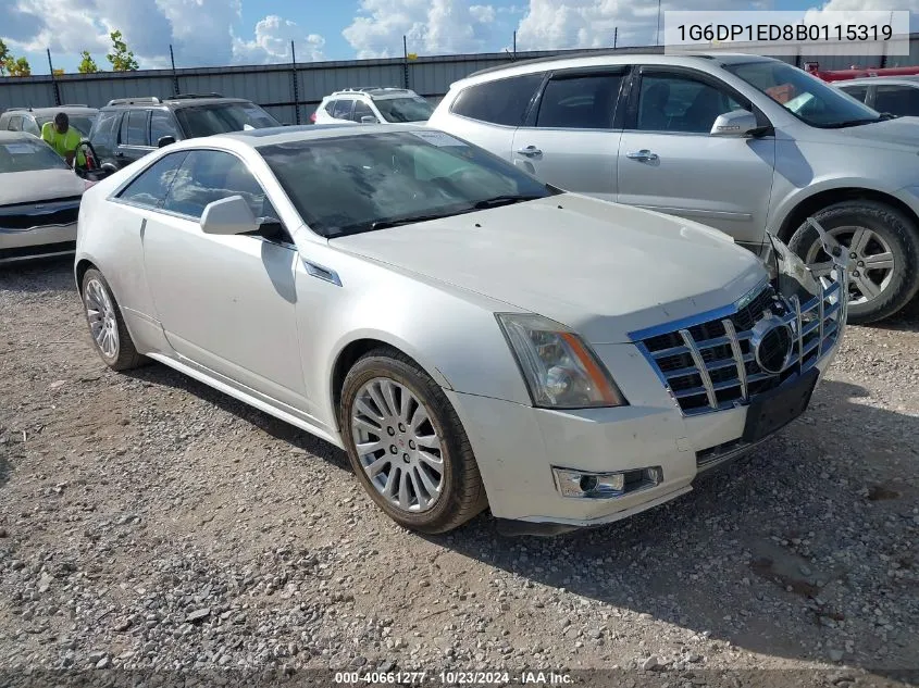 2011 Cadillac Cts Premium VIN: 1G6DP1ED8B0115319 Lot: 40661277