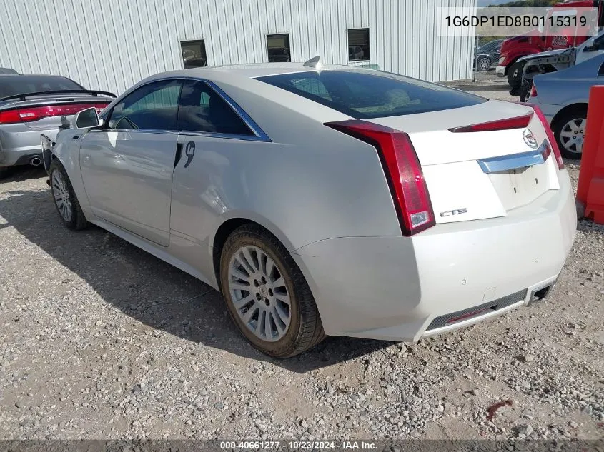 2011 Cadillac Cts Premium VIN: 1G6DP1ED8B0115319 Lot: 40661277