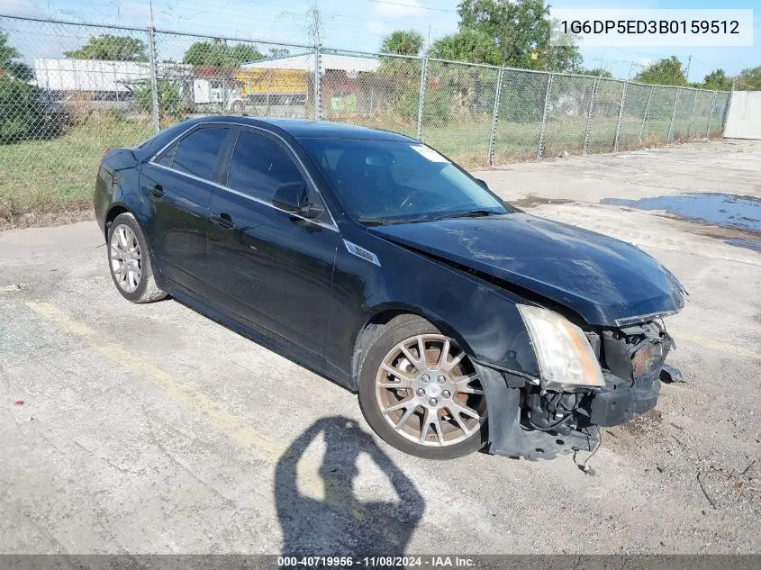 1G6DP5ED3B0159512 2011 Cadillac Cts Premium