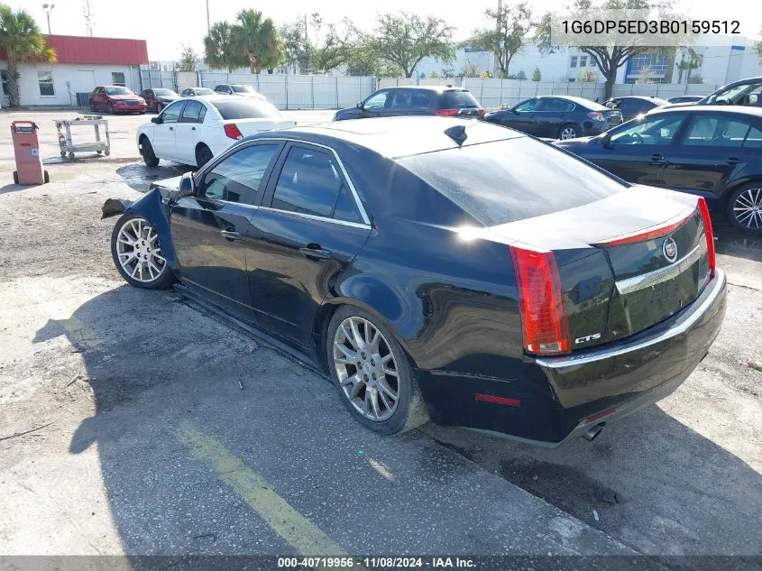 1G6DP5ED3B0159512 2011 Cadillac Cts Premium