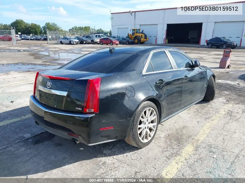 1G6DP5ED3B0159512 2011 Cadillac Cts Premium