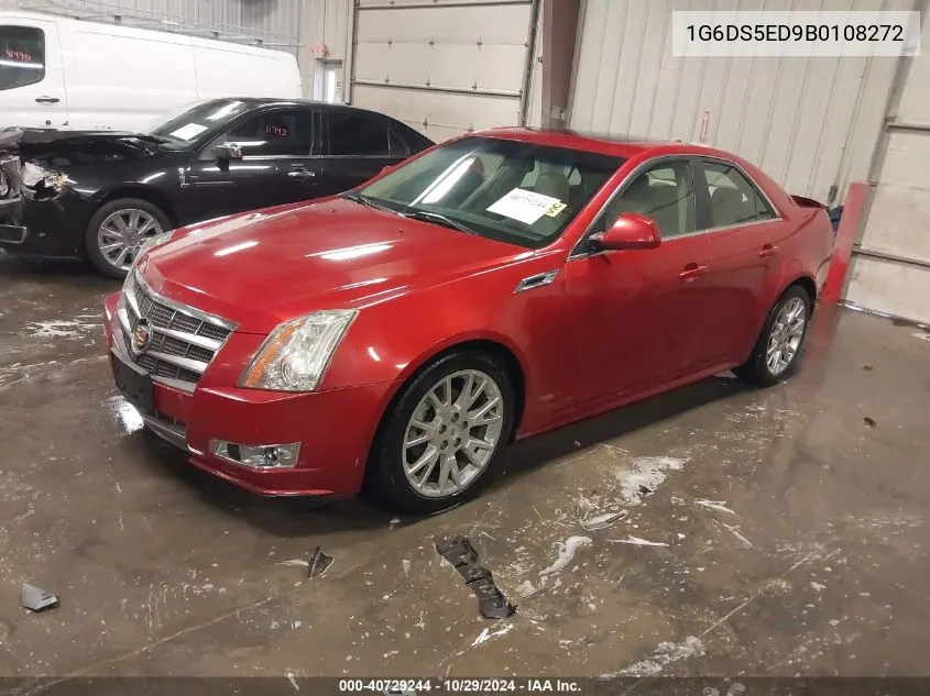 2011 Cadillac Cts Premium VIN: 1G6DS5ED9B0108272 Lot: 40729244