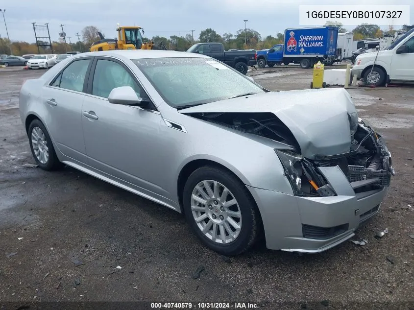 2011 Cadillac Cts Luxury VIN: 1G6DE5EY0B0107327 Lot: 40740579