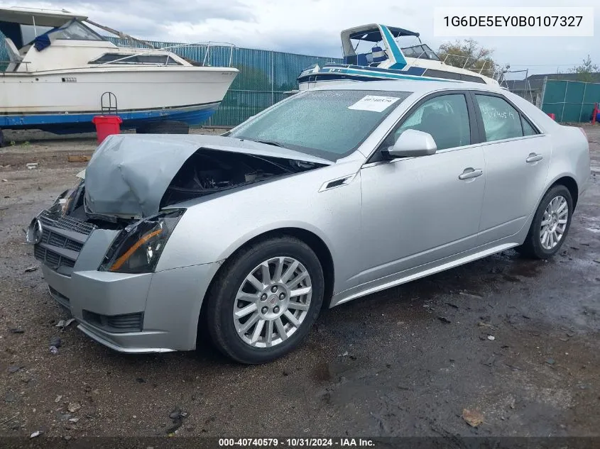 2011 Cadillac Cts Luxury VIN: 1G6DE5EY0B0107327 Lot: 40740579