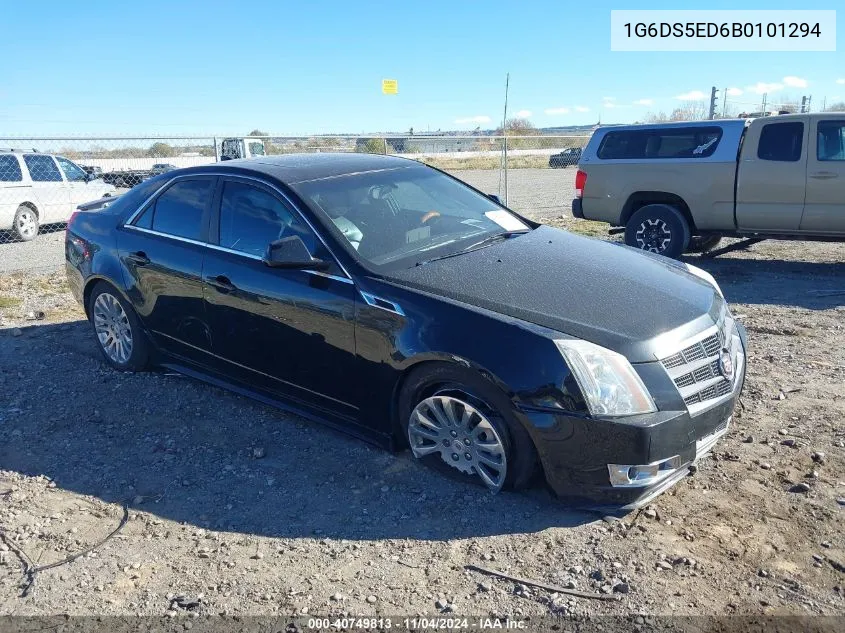 2011 Cadillac Cts Premium VIN: 1G6DS5ED6B0101294 Lot: 40749813