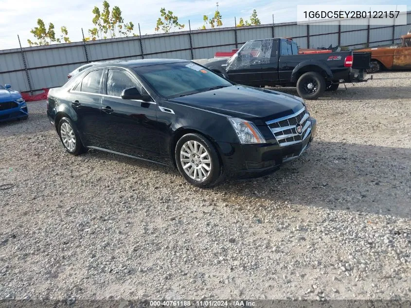 2011 Cadillac Cts Standard VIN: 1G6DC5EY2B0122157 Lot: 40761188