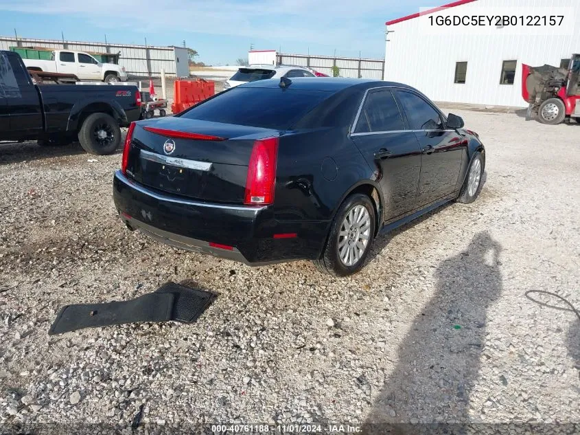 2011 Cadillac Cts Standard VIN: 1G6DC5EY2B0122157 Lot: 40761188