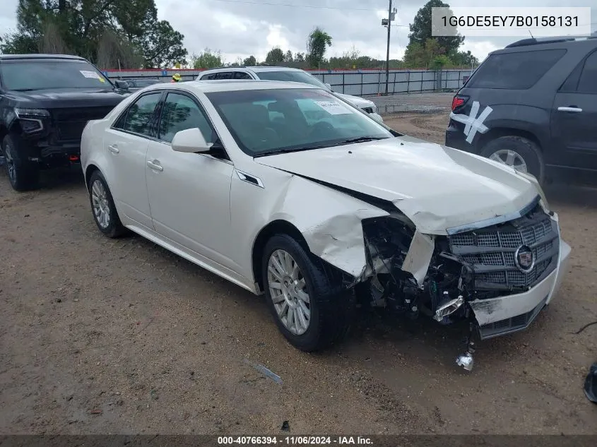 2011 Cadillac Cts Luxury VIN: 1G6DE5EY7B0158131 Lot: 40766394