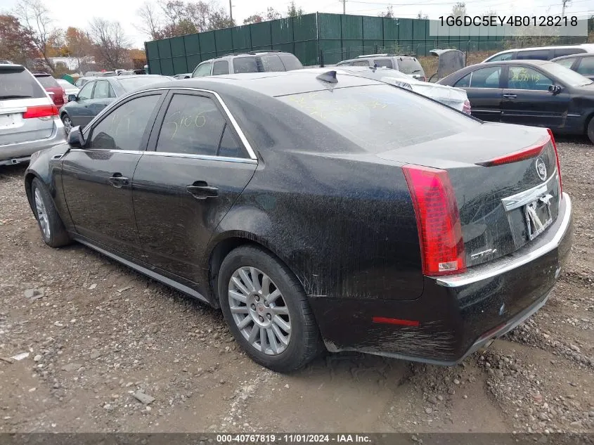 2011 Cadillac Cts Standard VIN: 1G6DC5EY4B0128218 Lot: 40767819