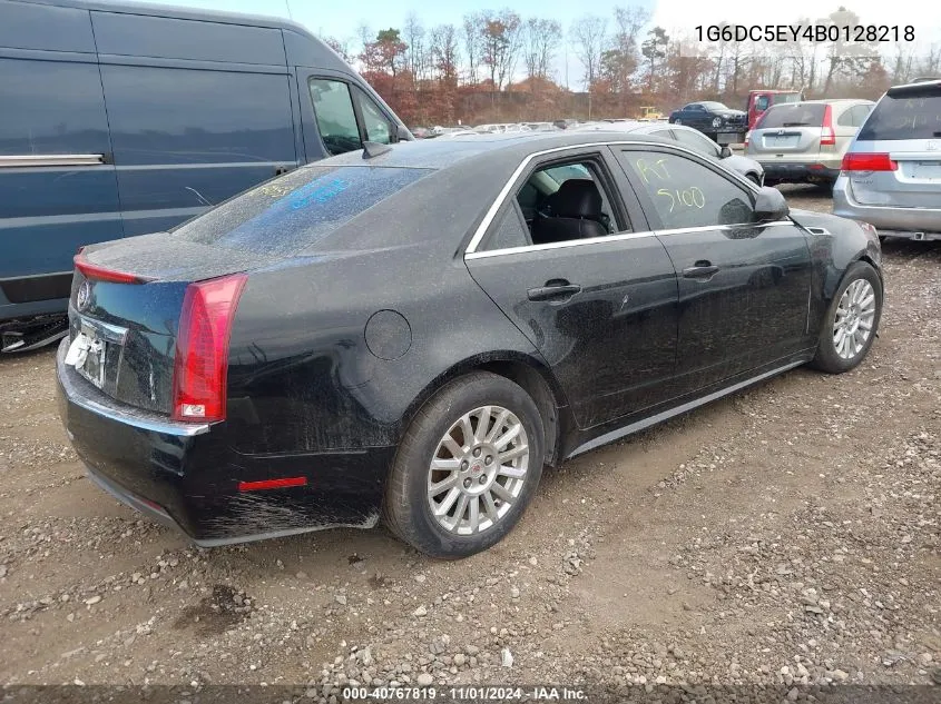 2011 Cadillac Cts Standard VIN: 1G6DC5EY4B0128218 Lot: 40767819