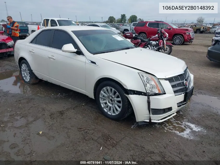 2011 Cadillac Cts Standard VIN: 1G6DA5EY2B0148392 Lot: 40781641