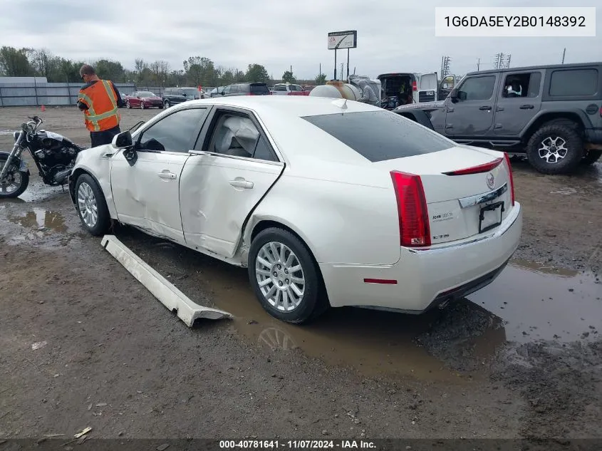 2011 Cadillac Cts Standard VIN: 1G6DA5EY2B0148392 Lot: 40781641